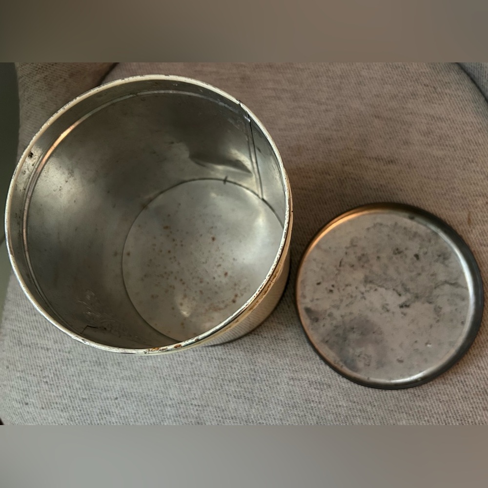 Vintage Corningware Style Blue Cornflower Metal Tin Kitchen Shelf Decor Retro - Picture 6 of 6
